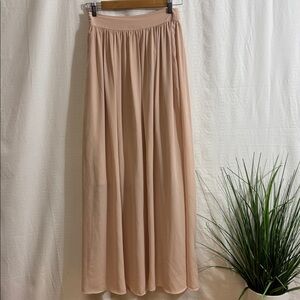 Anthropologie Blush Pink Maxi Skirt